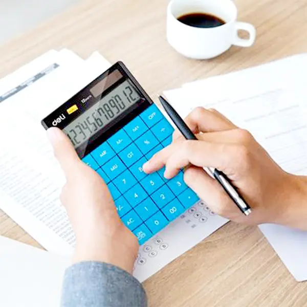 Deli E1589 Check And Correct Series Basic Calculator 12 digits – View 4