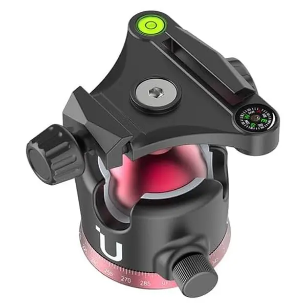 Ulanzi MT-55 Ombra Travel 360 Degree Rotatable Ball Head 8kg Load Capacity Tripod – Color: Black – View 2