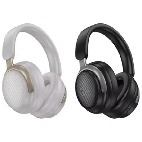 Hoco W53 Plus Long Battery Life Bluetooth Headphone & Noise Cancellation – Color: Black – View 2