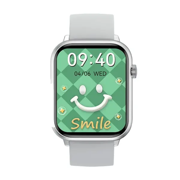 COLMi C80 AMOLED Screen Smart Watch – Color: Silver – View 2