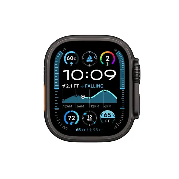Apple Watch Ultra 2 with Ocean Band GPS + Cellular (2024) – Color: Black – View 2