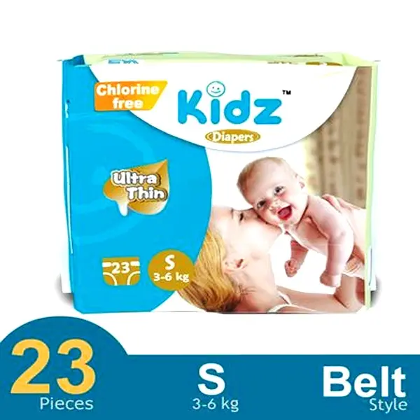 Kidz Breathable Material Belt System Baby Diaper – Quantity: 23 pcs – View 2