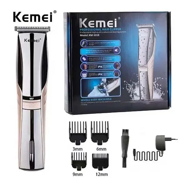 Kemei KM-5015 Washable 5-in-1 Trimmer For Men – View 2