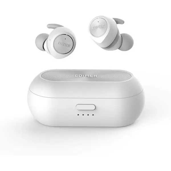 Edifier TWS3 Bluetooth Dual Earbuds With Charging Case – Color: White – View 1