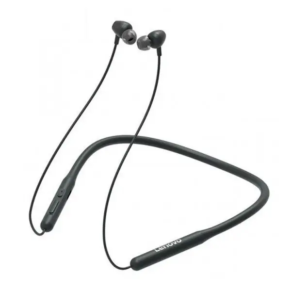 Lenovo H203 Bluetooth Sports Neckband Earphone – Color: Black – View 1