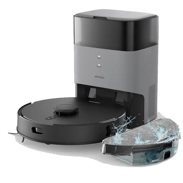 AIRROBO T20+ Robot Vacuum and Mop Combo with Self-Emptying Station – View 2