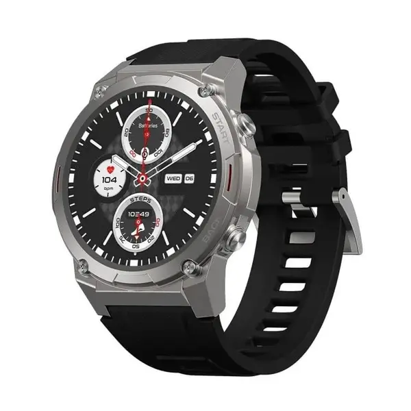 Zeblaze VIBE 7 Pro AMOLED Smartwatch – Color: Silver – View 1