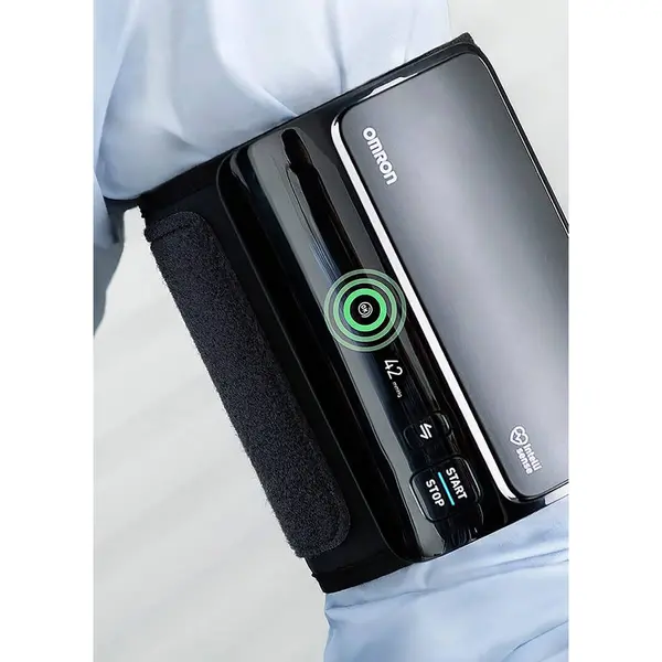 OMRON HEM-7600T Evolv Smart Elite+ Automatic Blood Pressure Monitor with Bluetooth Connectivity – View 3