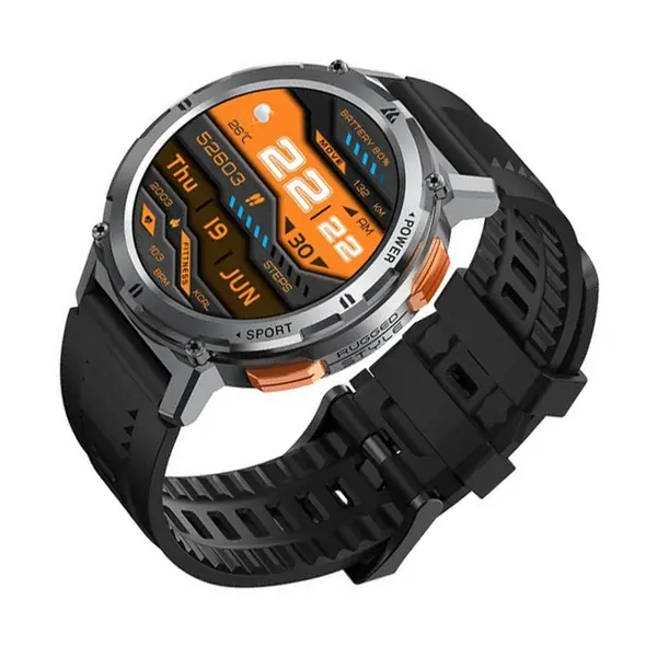 KOSPET TANK T2 AMOLED Display Smartwatch – Color: Silver – View 3