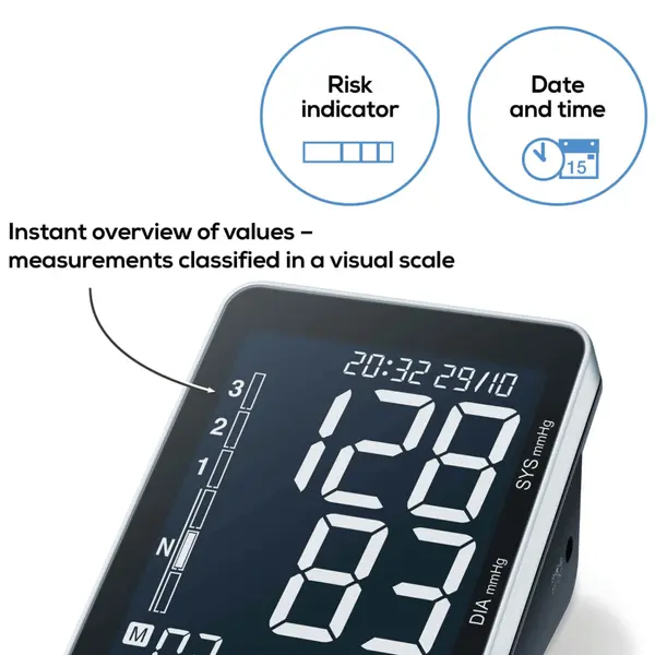 Beurer BM-58 Upper Arm Advanced Digital Blood Pressure Monitoring Device with HealthManager Pro – View 8