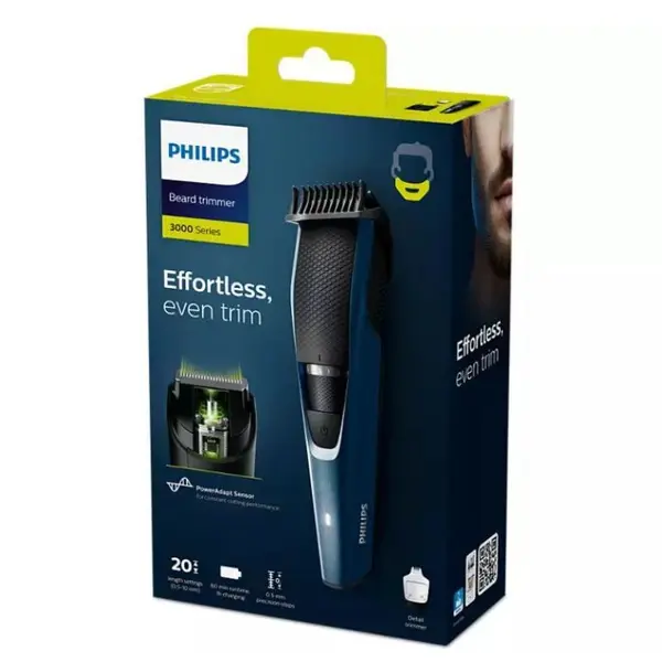 Philips BT3235/15 Cordless & Corded 60 Minutes and 20 Length Settings Beard Trimmer – View 3