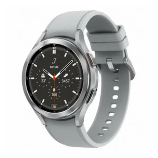 Samsung Galaxy Watch 4 Classic Super AMOLED Smartwatch – Color: Silver – View 1
