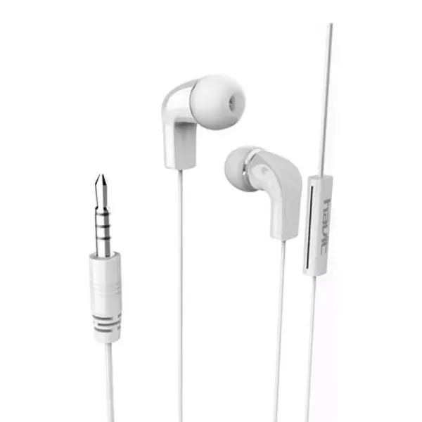 Havit E19P 3.5mm Wired Earphone – Color: White – View 1