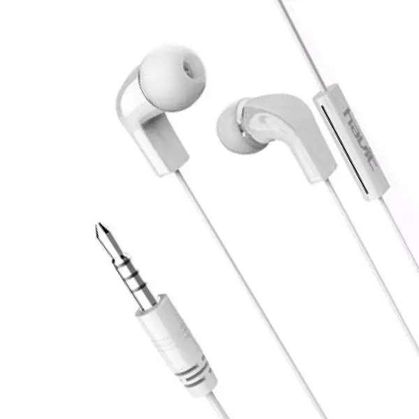 Havit E19P 3.5mm Wired Earphone – Color: White – View 2
