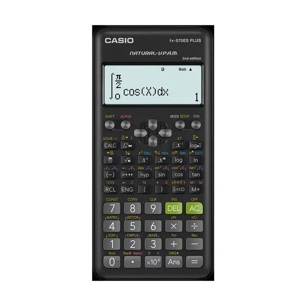 Casio FX-570ES PLUS-2 2nd Edition Non Programmable Scientific Calculator – View 1