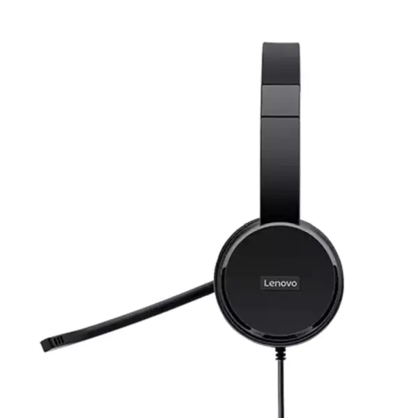 Lenovo 100 Stereo USB Analogue Wired Headphone – View 3