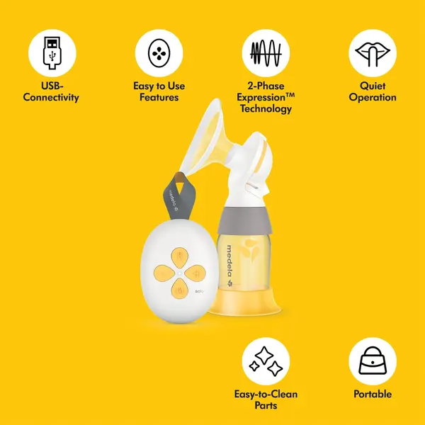 Medela Solo Single Electric Expression Technology Breast Pump – View 6