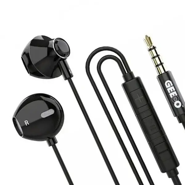 GEEOO X12 Strong Bass Metal In-Ear 3.5mm Wired Earphone – View 3