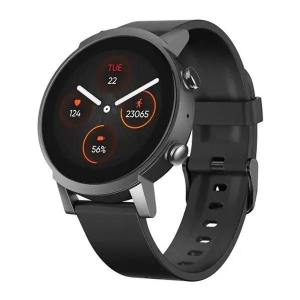 TicWatch E3 Android Wear OS Smartwatch – Color: Black – View 1