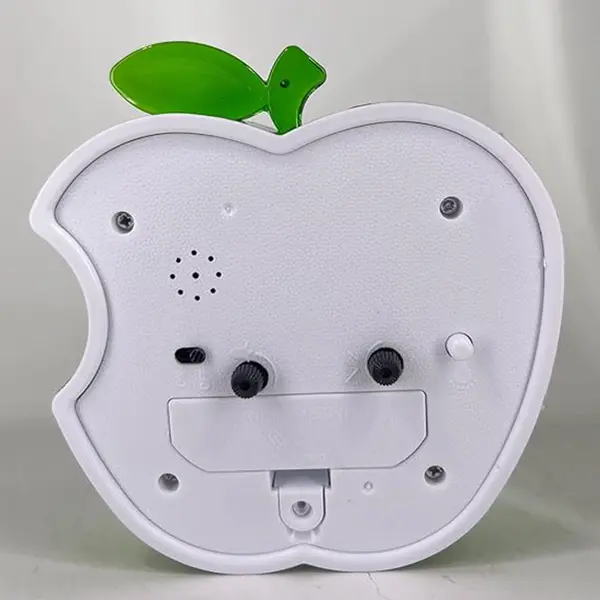 Apple Table Alarm Clock Jumping Movement Needle Display – Color: Green – View 4