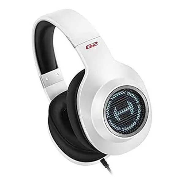  Edifier G2 II ​7.1 Surround Sound USB Wired Gaming Headset  – Color: White – View 2