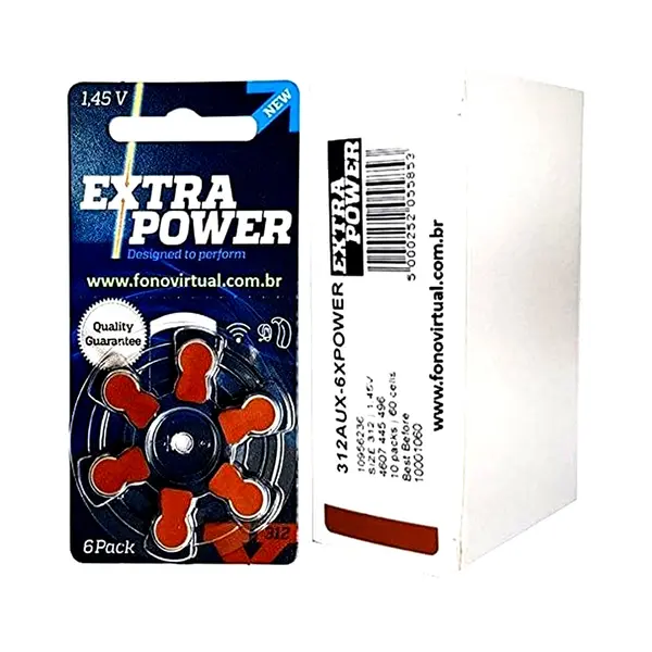 Extra Power Batteries for hearing aids -312 size Batteries – View 2