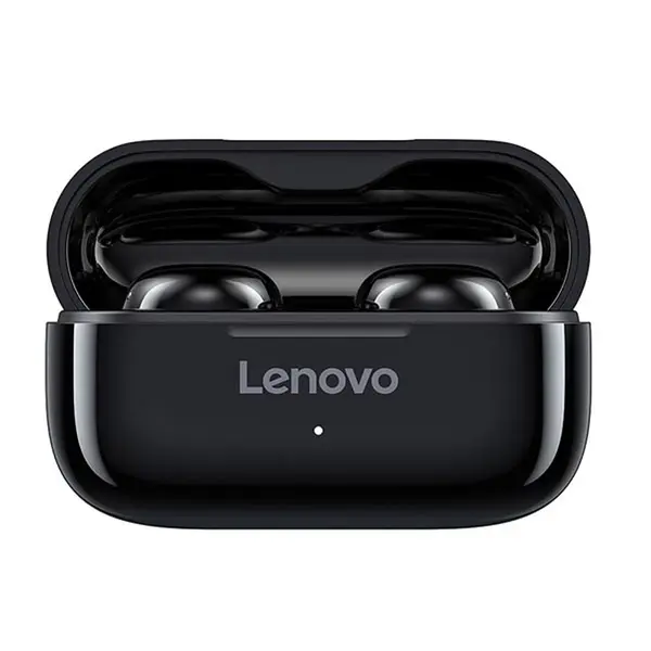 Lenovo LP11 TWS Wireless Bluetooth 5.0 Stereo Earbuds – Color: Black – View 2