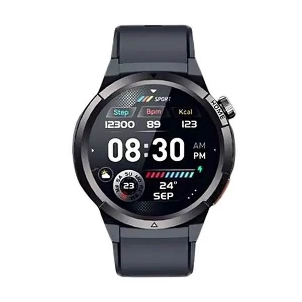 QCY Active GX BT Calling Smartwatch – Color: Black – View 1