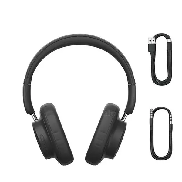 Baseus Bowie D03 Wireless HiFi Stereo Headphones – Color: Black – View 4