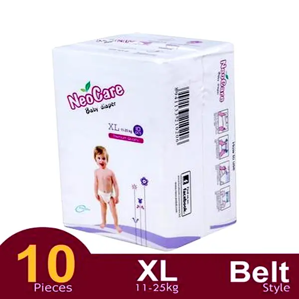 Neocare Dry Xpert Channel Belts System Baby Diaper – Quantity: 10 pcs – View 2