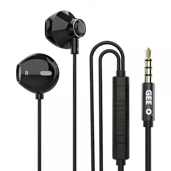 GEEOO X12 Strong Bass Metal In-Ear 3.5mm Wired Earphone – View 2