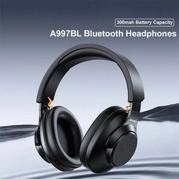 Awei A997 Pro Active Noise Cancelling Wireless Bluetooth Headphone – View 2