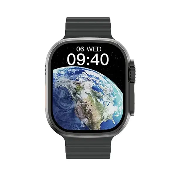 Microwear W68 Plus Ultra IPS Screen Smartwatch – Color: Black – View 2