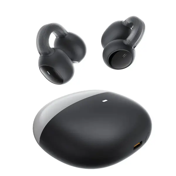 Baseus AirGo AS01 Open Ear Wireless Earbuds – Color: Black – View 2