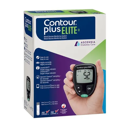 Contour Plus Elite Blood Glucose Monitoring System for Diabetes Control – View 4