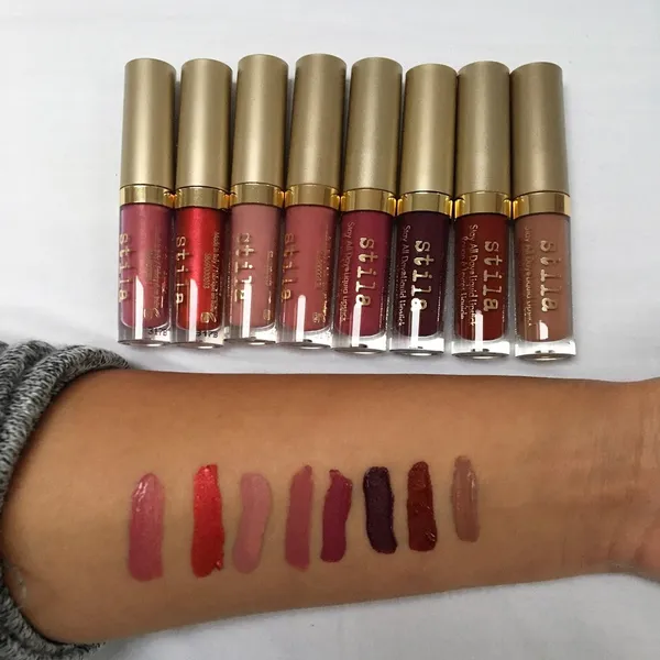 Stila 8 Pieces Matte Liquid Finish Swatches Lipstick Set – View 5