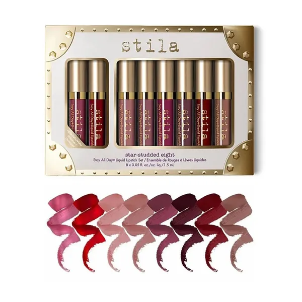 Stila 8 Pieces Matte Liquid Finish Swatches Lipstick Set – View 2
