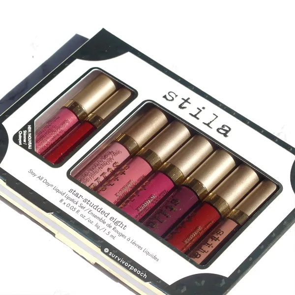 Stila 8 Pieces Matte Liquid Finish Swatches Lipstick Set – View 4