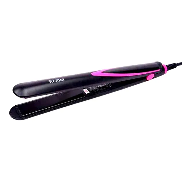 KEMEI KM-2218 LED Light Professional Hair Straightener – View 1