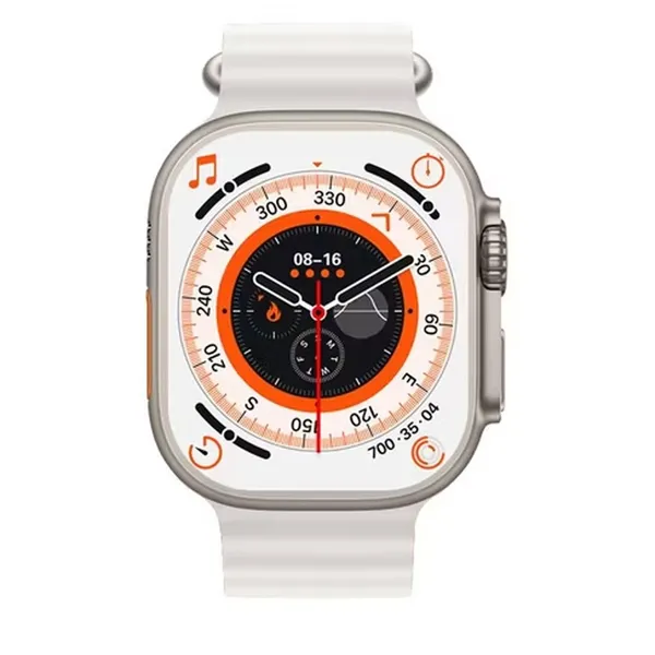 T800 Ultra IP67 Waterproof Smartwatch  – Color: White – View 2