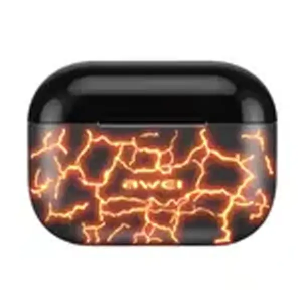AWEI T28 Pro True Wireless Bluetooth Earphones – Color: Red – View 2