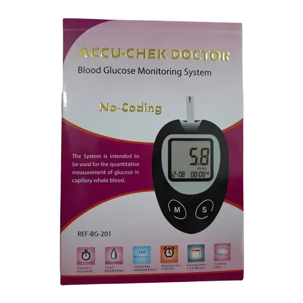 Accu‑Chek Doctor Digital Glucose Meter with Large Backlit Display – View 3