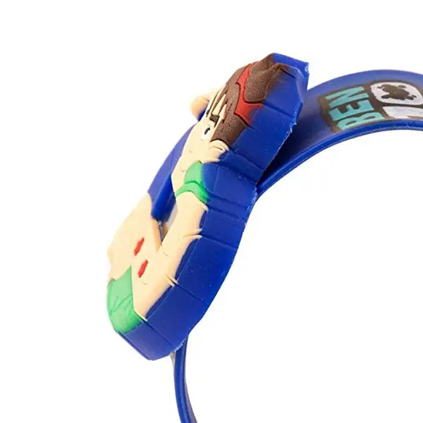 S S TRADERS Cartoon Ben 10 Shaped Slap Snap On Silicone Digital Wrist Watch for Boys – Dial Color: Blue, Strap Color: Blue – View 3