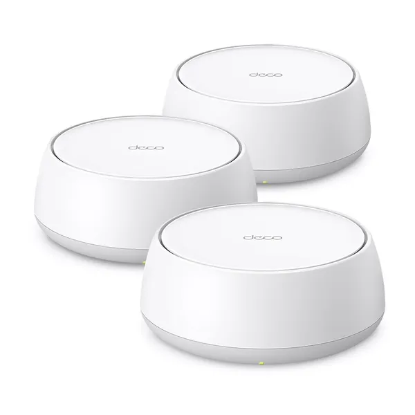 TP-Link Deco BE25 BE5000 Dual-Band WiFi 7 Mesh Router (3-Pack) – View 1