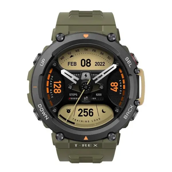 Amazfit T-Rex 2 AMOLED Display Smartwatch – Color: Green – View 2