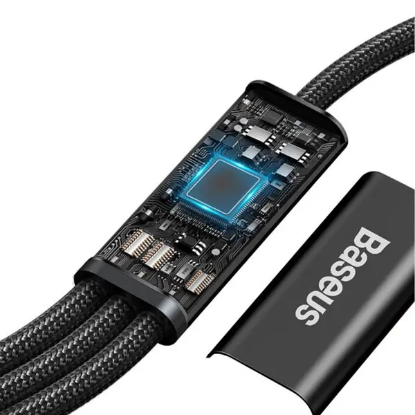 Baseus Rapid Series 3-in-1 20W Fast Charging 1.5m Nylon Braided Cable – View 3