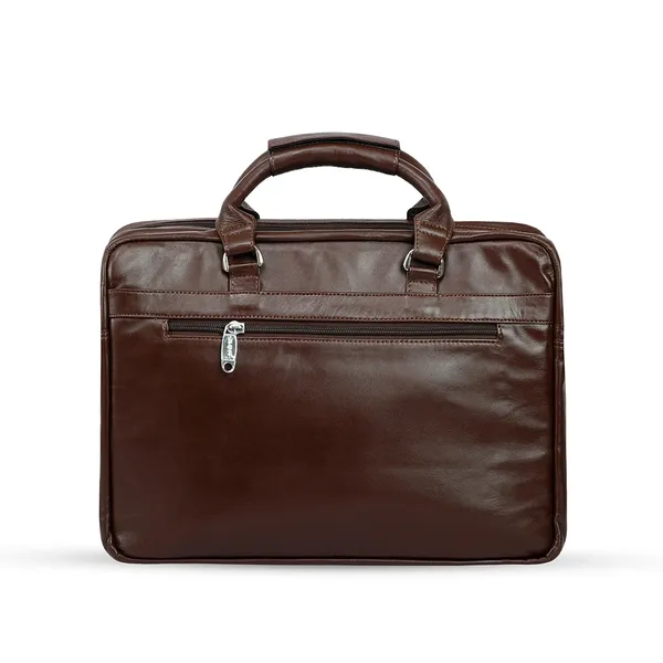 Genuine Cow Leather Waterproof Corporate Design Official Bag – View 3