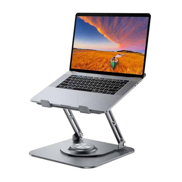 Fantech NS10 Adjustable Angle Foldable Laptop Stand – Color: Silver – View 3