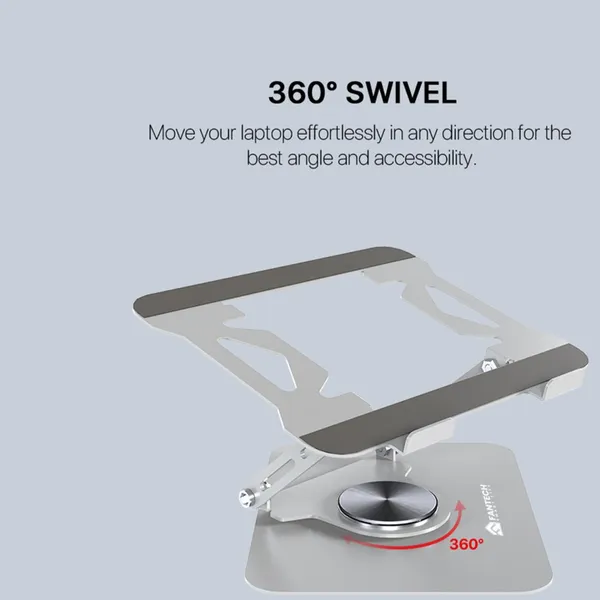 Fantech NS10 Adjustable Angle Foldable Laptop Stand – Color: Silver – View 4