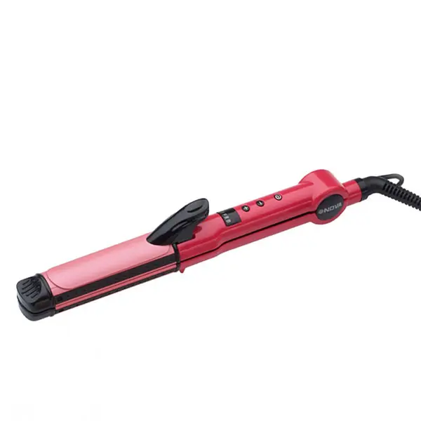 Nova SEL-811 2-in-1 Iron Shockproof Professional Hair Straightener – View 2